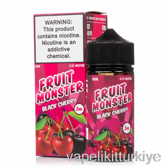 Vape Likit Siyah Kiraz - Meyve Canavarı - 100ml 6mg